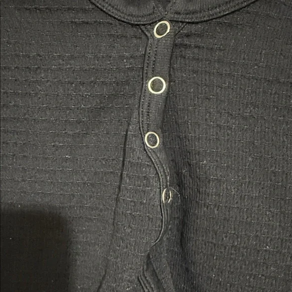 Black Long Sleeve Women's Top - Picture 3 of 3